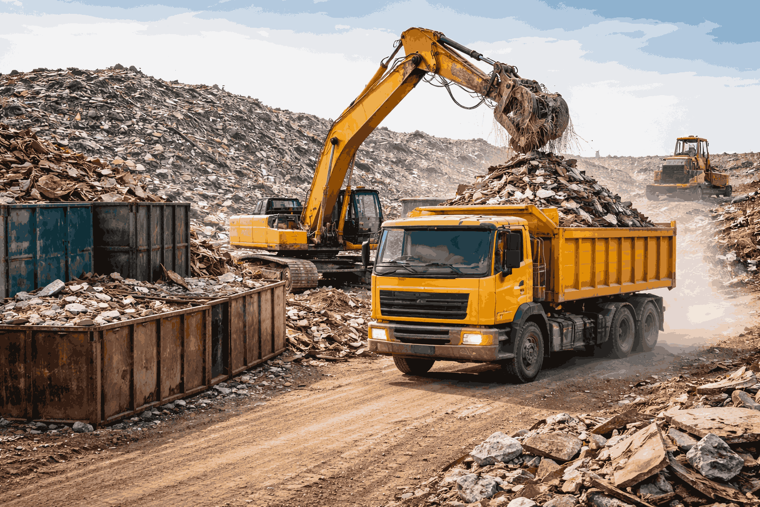 Site clearance and debris removal Dubai UAE