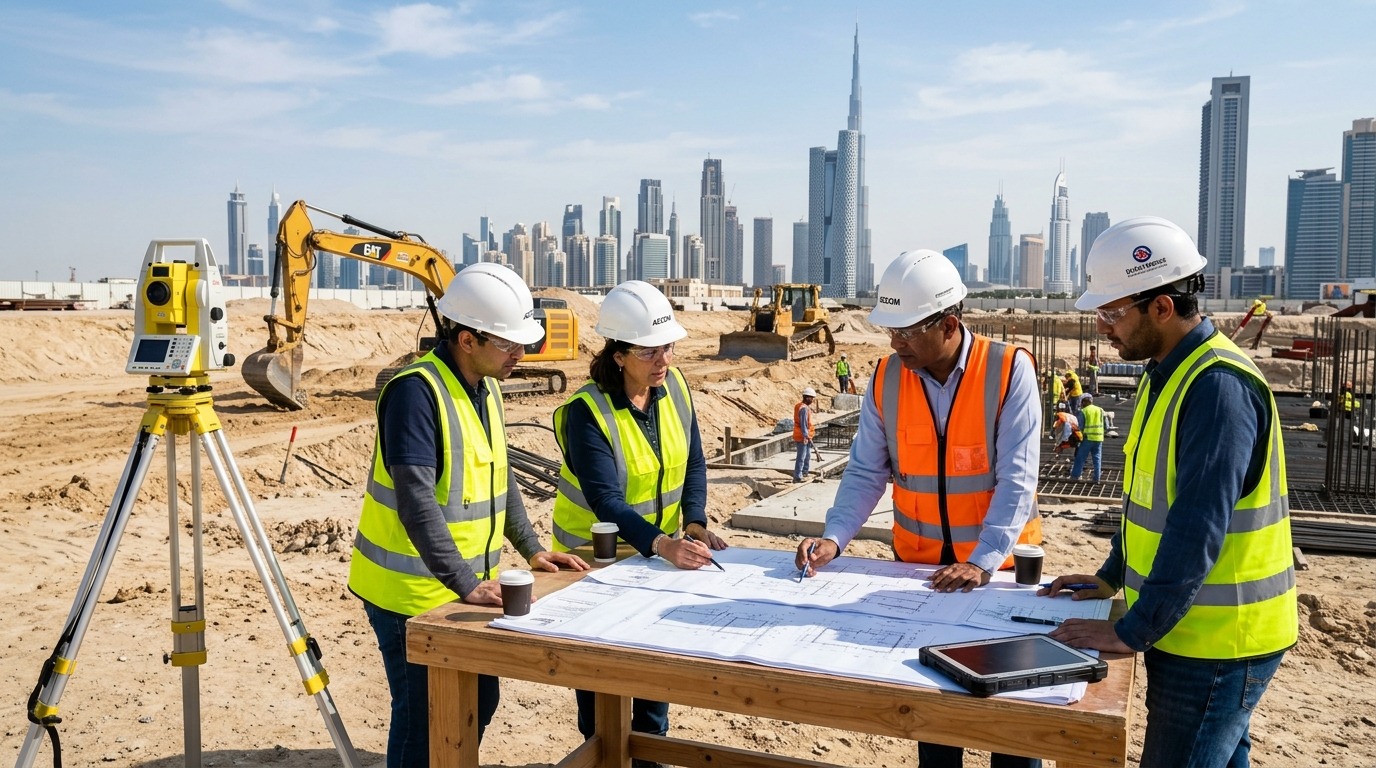 Construction site assessment before excavation and earthworks